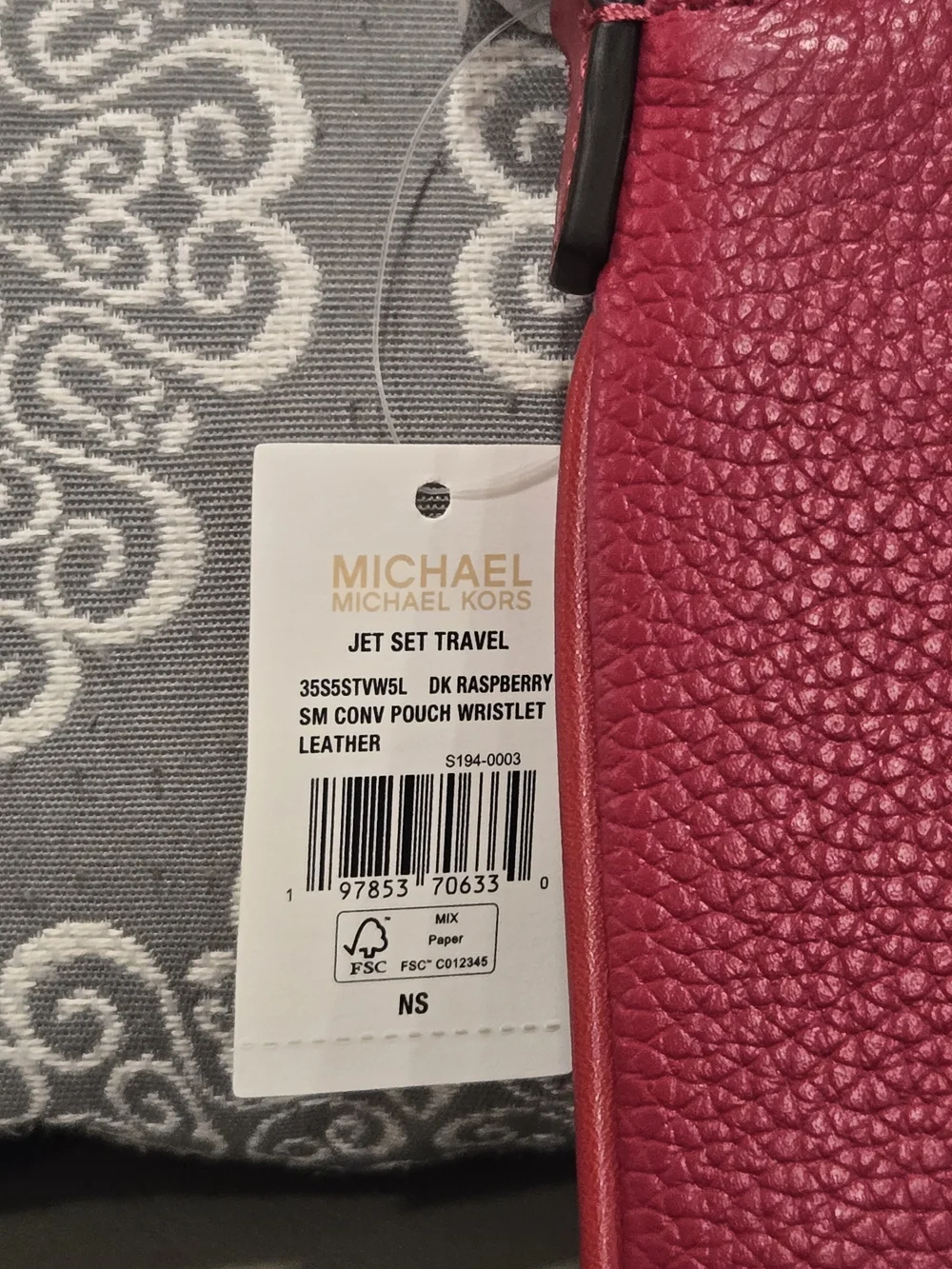 Michael Kors Pink Pebbled Leather Shoulder Bag - Picture 4 of 6